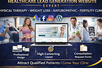 generate physical therapy weight loss naturopathic fertility clinic lead website
