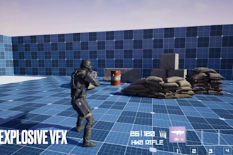 create stunning game vfx, niagara particle system in unity and unreal engine vfx