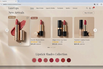 design an ecommerce or ai landing page with full stack development