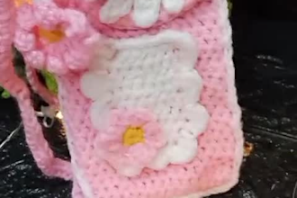 write detailed crochet bags patterns with pictures