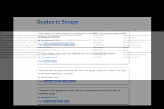scrape website data into excel or CSV