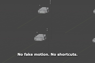 do realistic vehicle animation