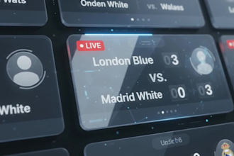 build live football score and statistics website