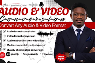 professionally convert audio and video files to any format mp3, wav, mp4, flv,