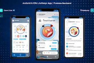 build a flutter and flutterflow app with firebase integration