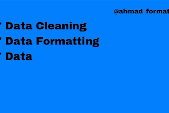 do data formatting and cleaning