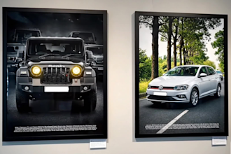 create a premium custom car or bike poster for wall art