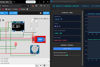 write arduino or esp32 code and build python app