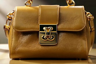 design luxury handbag 3d model with realistic product renders