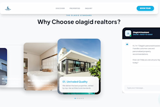 build a realestate site for you with ai customer care and reccomendation