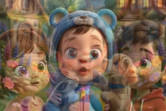 create viral  baby cartoon videos and ai shorts