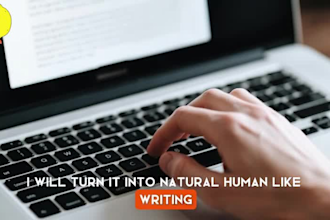 humanize ai content into natural human writing
