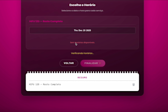 build custom online booking system, reservation app or web application