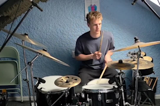 record high quality acoustic drums for your song