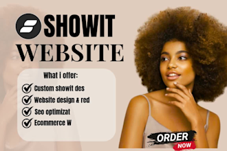 design, redesign, customize showit website and   showit template