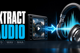extract audio from video to mp3 wav or m4a