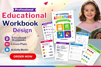 design preschool workbook layout educational, activity printable kids workbook