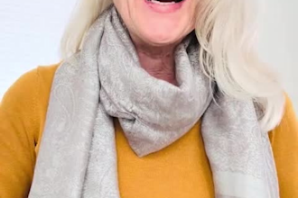 create a professional senior lady ads female spokesperson video ugc creator