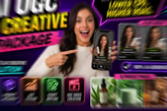 create ai ugc video ads ai product image creatives shopify tiktok instagram fb