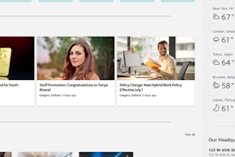 build a structured intranet website and employee portal on sharepoint