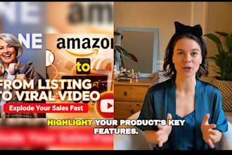 produce amazon product ads commercial ugc videos