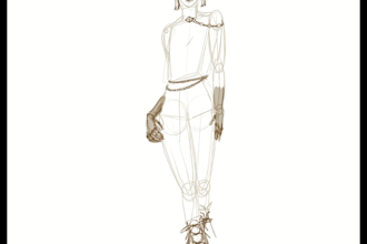 draw anime style portraits, and half body illustrations