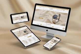 build jewelry ecommerce store jewelry website necklace fashion wristwatch store
