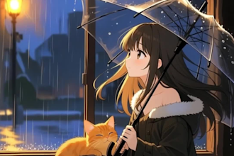 create image animation and lofi loop animation video