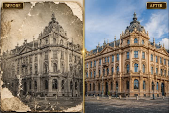 professionally restore, repair, and colorize your old photos