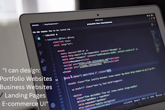 create a responsive HTML CSS javascript website