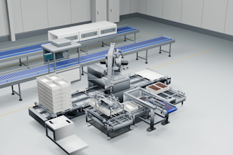 create technical 3d machine or simulation
