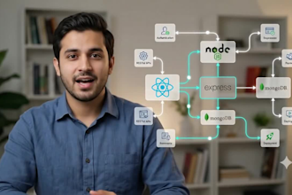 build a custom mern stack website using react node express mongodb