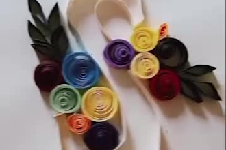 create handcrafted paper quilling art a