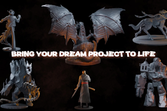 sculpt high quality stl miniatures for 3d printing