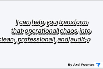 write standard operating procedures and technical manuals for you