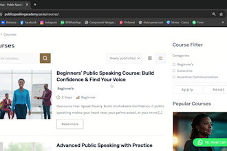 design and develop a modern wordpress website with elementor