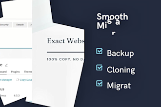 backup, cloning and migration within 24 hours