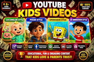 make viral kids learning videos