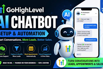 setup gohighlevel ai chatobot, ghl ai voice agent, n8n ai agent, vapi ai agent
