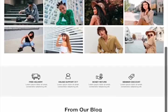 create a professional shopify store design for your business