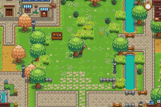 pixel art tileset tilemap game environment rpg maker pixel art scene background