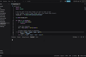 write python scripts, data handling, and file automation tasks