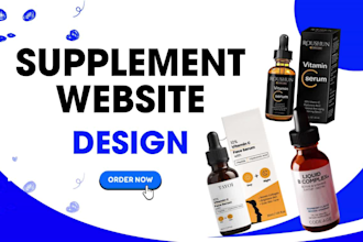 build supplement website supplement store design peptide supplement peptide ads