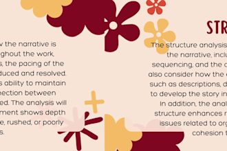 read and analyze elements present in the work