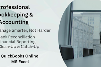 do bookkeeping and accounting in quickbooks online and excel