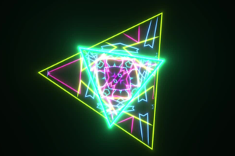 create audio reactive music video in scifi vfx vj party