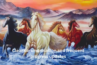 hand paint a custom oil painting on canvas free shipping