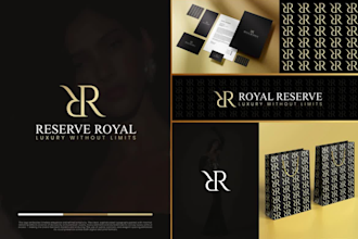 do modern minimalist luxury business logo design