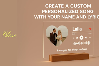 create a custom personalized song with your name and lyrics