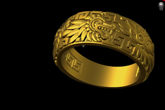 do jewelry 3d model and cad design